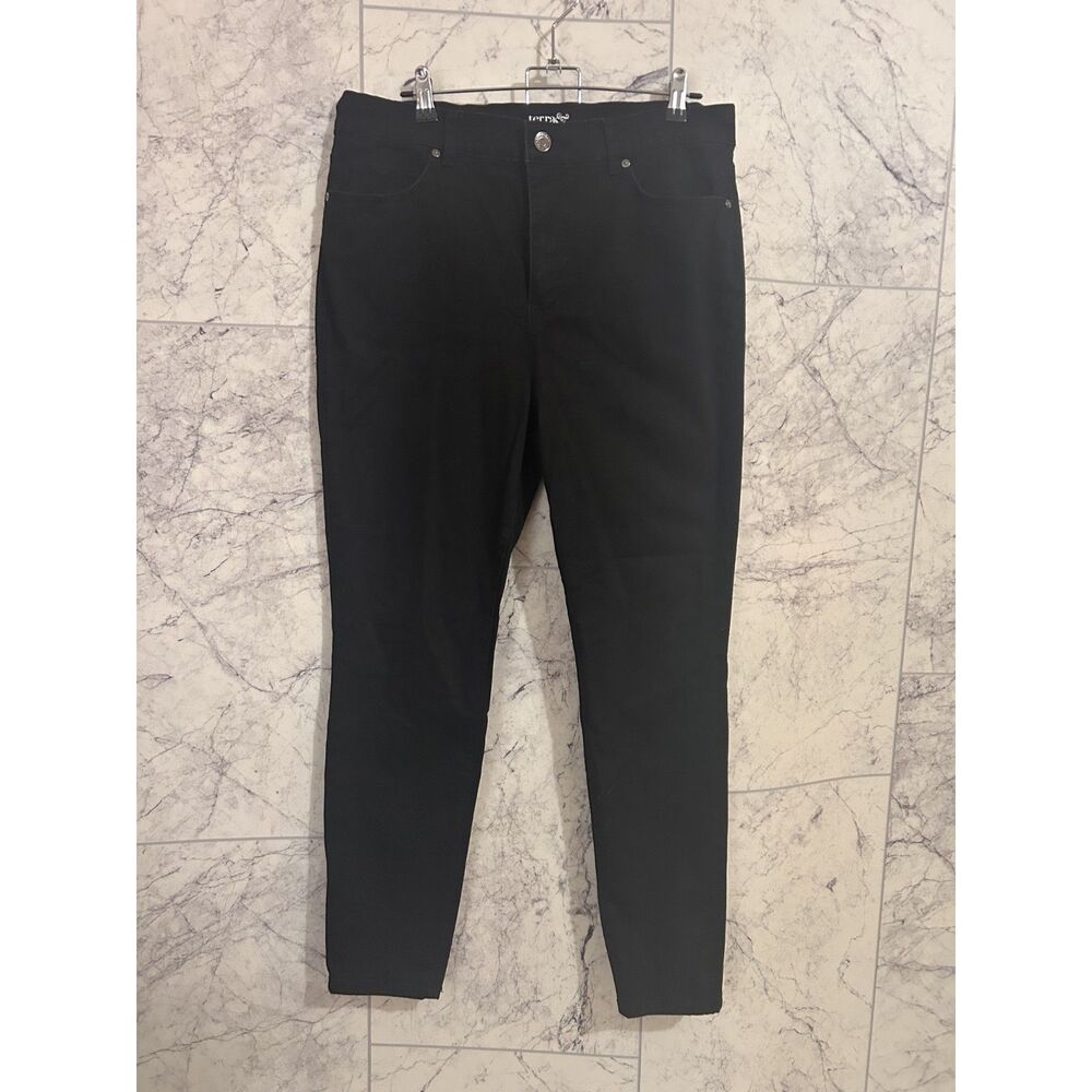 Terra & Sky - Black Skinny Jeans - Size 14W